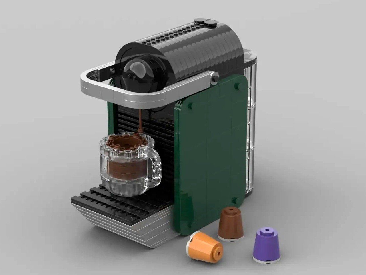 Mô hình sáng tạo LEGO: Máy pha cà phê Nespresso Krups chi tiết và ấn tượng