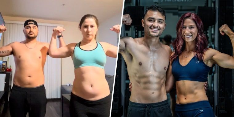Cặp Đôi Giảm 90 Pounds Nhờ 3 Buổi Tập Tuần và Đổi Chế Độ Ăn